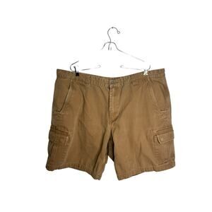 Duluth Trading Fire Hose Cargo Mens Size 42 9"‎ Brown 64002 Canvas 100% Cotton